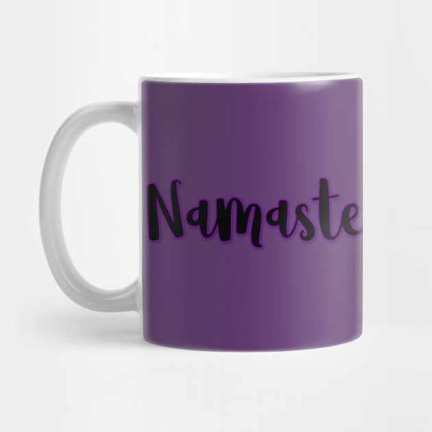 Namaste Yoga Good Vibes by DesignsbyZazz